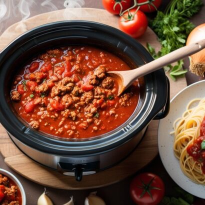 How to Thicken Spaghetti Sauce in a Crock Pot
