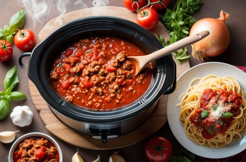 How to Thicken Spaghetti Sauce in a Crock Pot