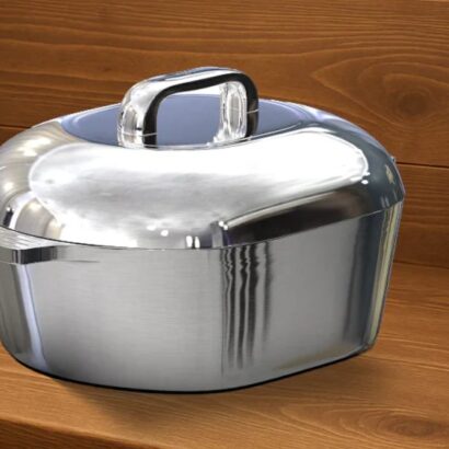 Large Oval Pot for Cooking Aluminum Cajun