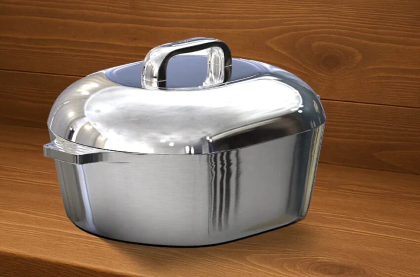 Large Oval Pot for Cooking Aluminum Cajun