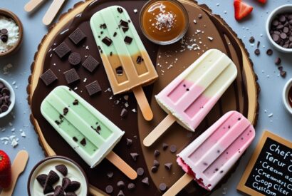 Thumbnail for Homemade Eskimo Pie Popsicle Recipe: Delicious  Treat