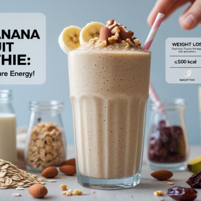 Oats Banana Dry Fruit Smoothie Calories