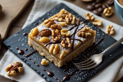 Thumbnail for Delicious Coffee Ginger Walnut Slice Recipe
