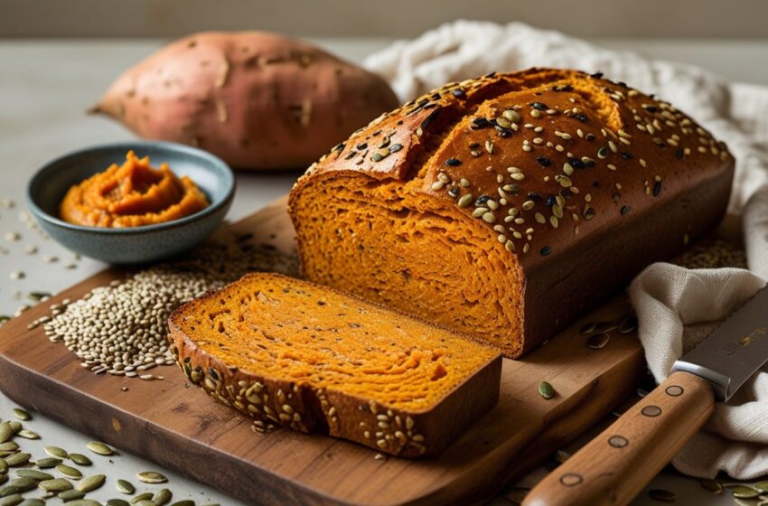Seeded Miso Sweet Potato Bread Recipe