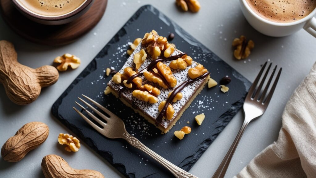 Delicious Coffee Ginger Walnut Slice Recipe Coffee Ginger Walnut Slice