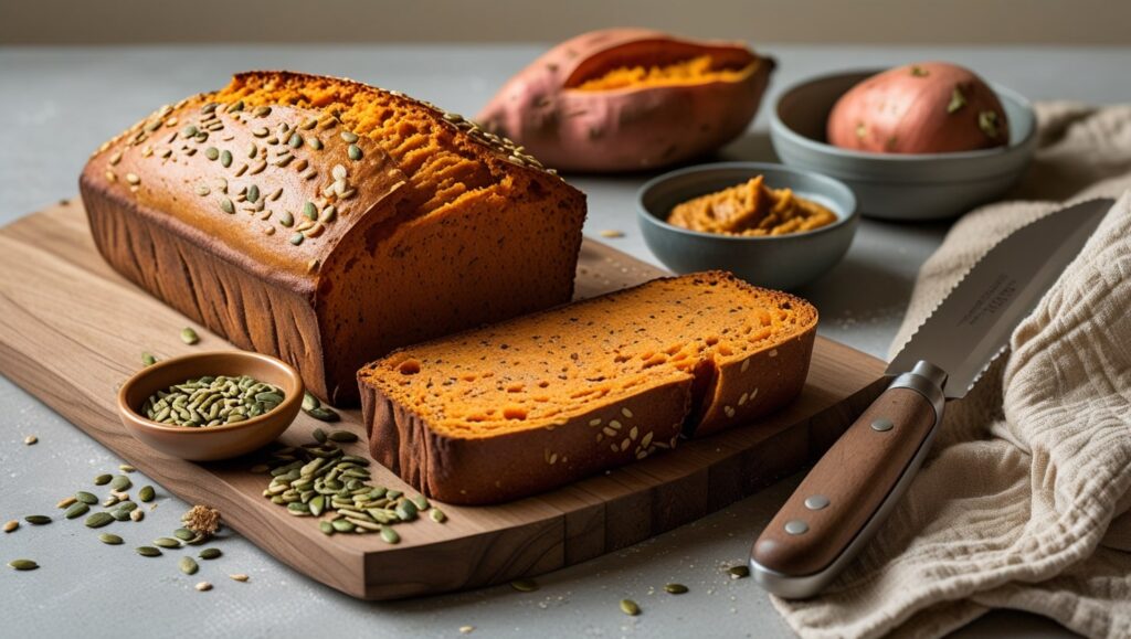 Seeded Miso Sweet Potato Bread Recipe

